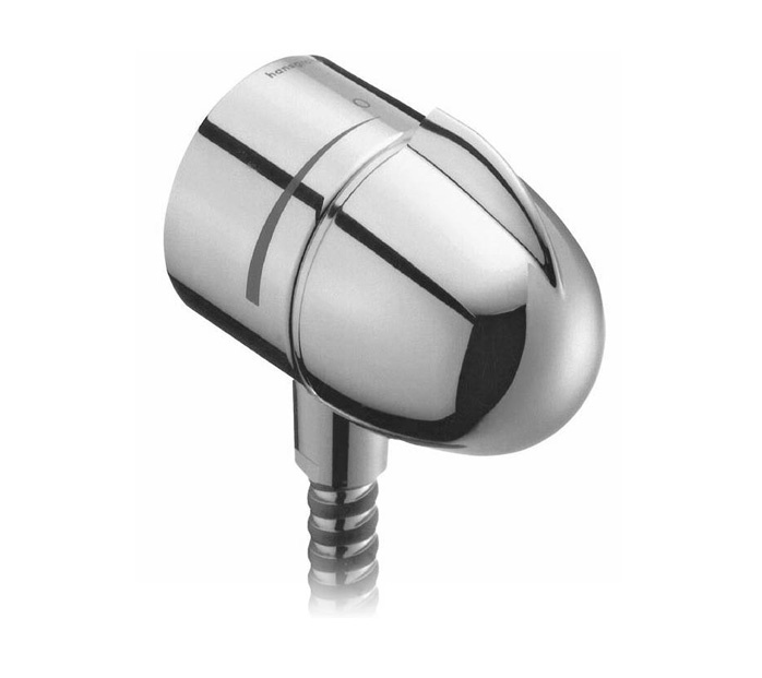Изображение товара Шланговое подключение Hansgrohe FixFit Stop 27452000 с вентилем хром для ванной и кухни