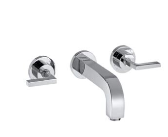 Изображение товара Смеситель для раковины Axor Citterio 39315000 хром настенный двухвентильный Германия