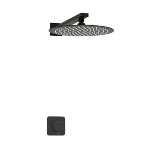 Изображение товара Душевая система WasserKRAFT Fulda 5200 A5251.219.258, со смесителем, цвет черный Soft-touch