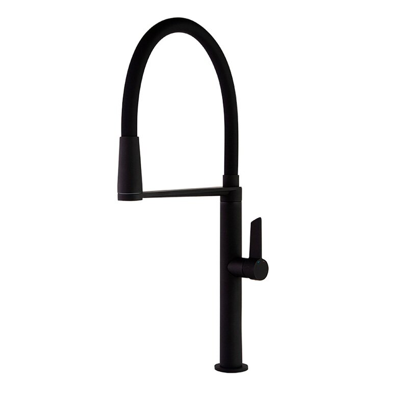 Изображение товара Смеситель Ramonsoler Kitchen 388801MCNM Magnet для кухонной мойки, черный матовый