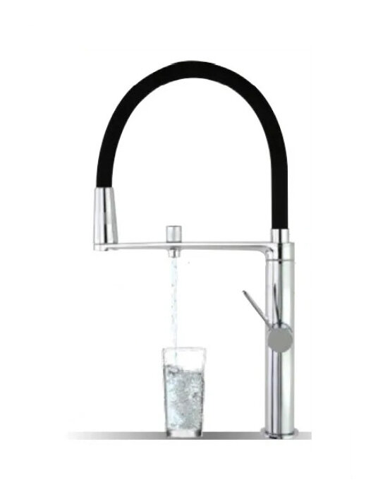 Изображение товара Смеситель Ramonsoler Kitchen 898801MC Magnet для кухонной мойки, под фильтр питьевой воды, хром