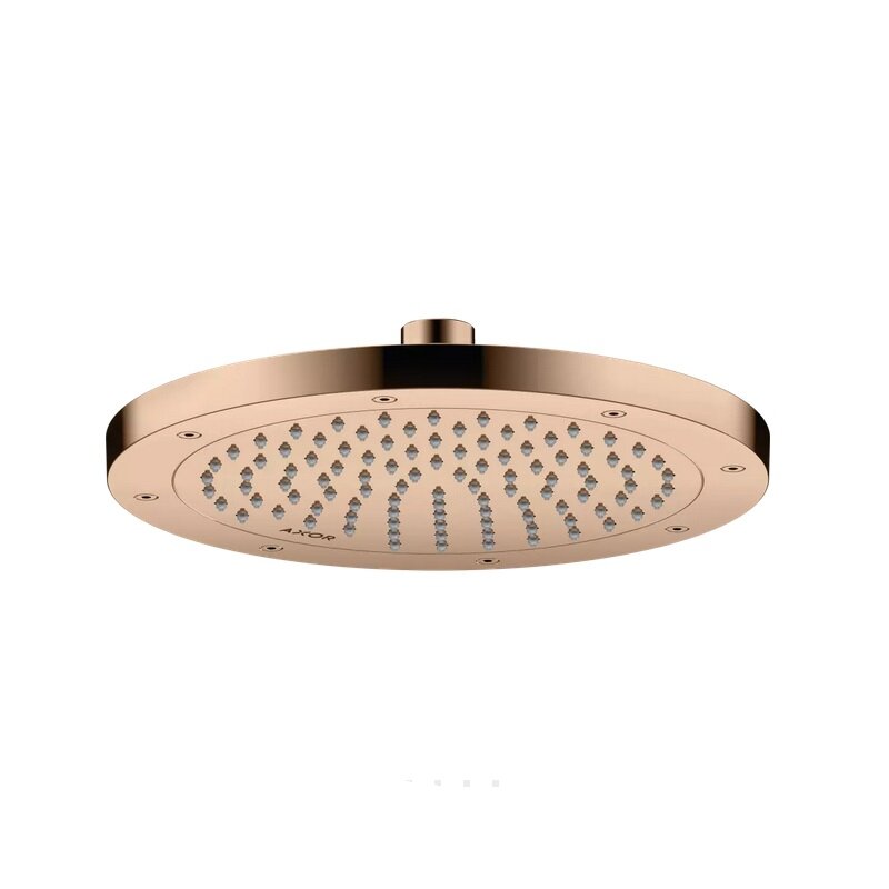 Изображение товара Верхний душ Axor ShowerSolutions 35380300, 24 см, 1 режим струи, с шарнирным соединением, цвет полированное красное золото