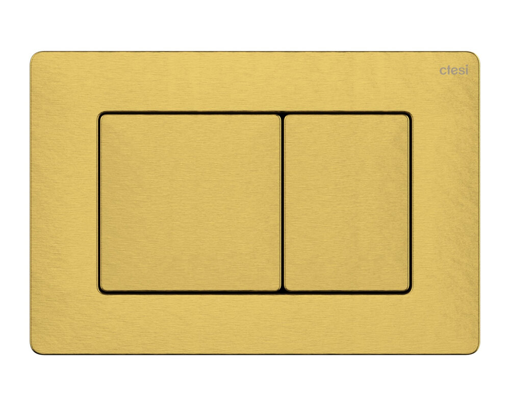 Изображение товара Kлавиша смыва Ctesi BK0202140/1 брашированное золото