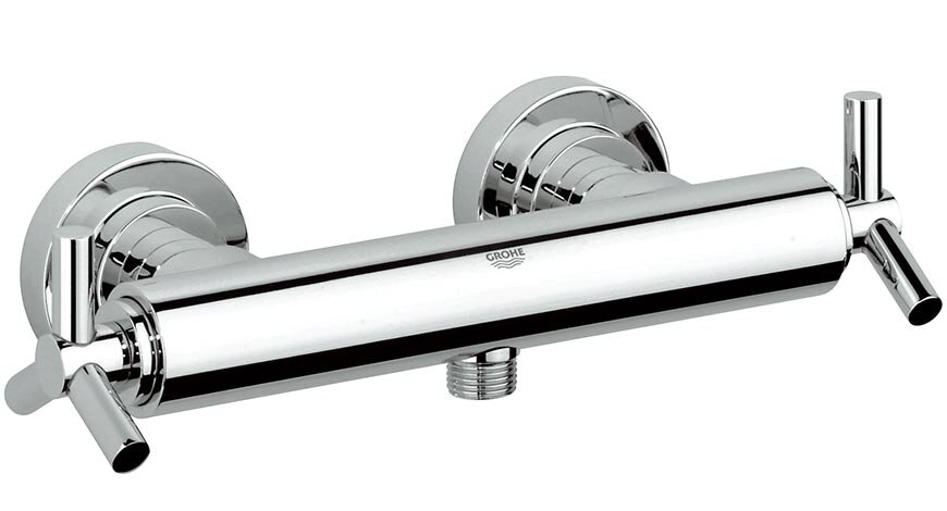 Изображение товара Смеситель для душа Grohe Atrio хром двухвентильный настенный монтаж Изображение товара Смеситель для душа Grohe Atrio хром двухвентильный настенный монтаж