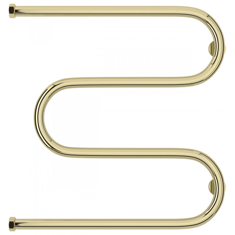 Изображение товара Водяной полотенцесушитель Сунержа М-образный+ высота 60 см ширина 60 см боковое подключение шампань