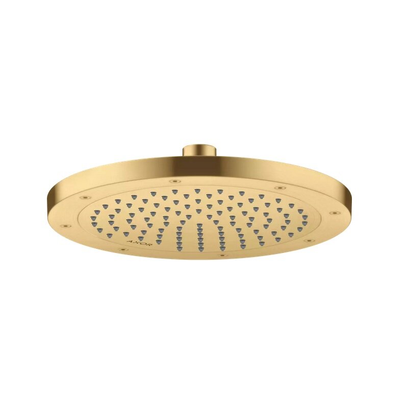 Изображение товара Верхний душ Axor ShowerSolutions 35381250 EcoSmart 24 см шлифованное золото