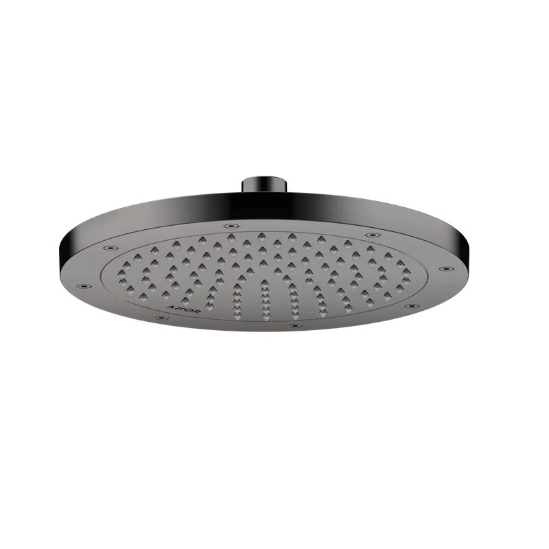 Изображение товара Верхний душ Axor ShowerSolutions 35381330, 24 см, EcoSmart, 1 режим струи, с шарнирным соединением, цвет полированный черный хром