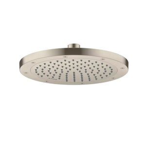 Изображение товара Верхний душ Axor ShowerSolutions 35381820, 24 см, EcoSmart, 1 режим струи, с шарнирным соединением, цвет шлифованный никель