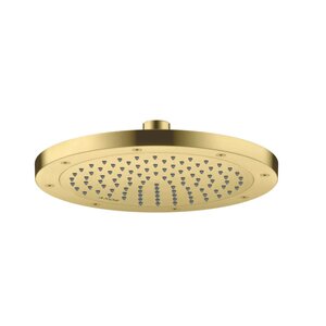 Изображение товара Верхний душ Axor ShowerSolutions 35381950, 24 см, EcoSmart, 1 режим струи, с шарнирным соединением, цвет шлифованная медь
