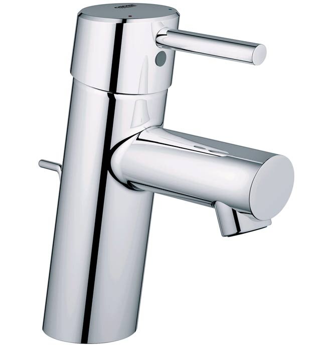 Изображение товара Смеситель для раковины Grohe Concetto New, 32204001, с донным клапаном, хром Изображение товара Смеситель для раковины Grohe Concetto New, 32204001, с донным клапаном, хром