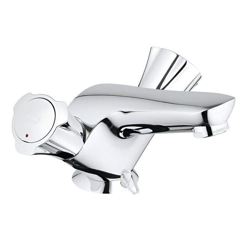 Изображение товара Смеситель для раковины Grohe Costa L 21100001 хром двухвентильный 12.4 см Изображение товара Смеситель для раковины Grohe Costa L 21100001 хром двухвентильный 12.4 см