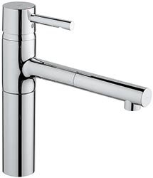 Изображение товара Смеситель для кухонной мойки Grohe Essence 32171000 хром однорычажный поворотный излив