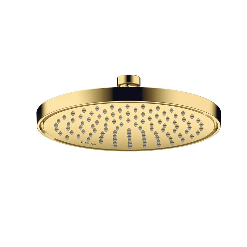 Изображение товара Верхний душ Axor ShowerSolutions 22 см 1 режим Rain золото регулируемый шарнир