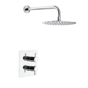 Изображение товара Душевая система Ramonsoler Odisea K3924012, верхний круглый душ 25 см, термостатический, хром