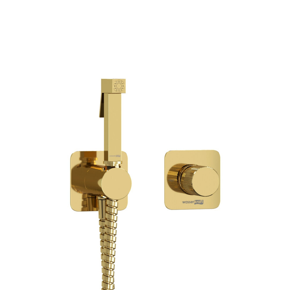 Изображение товара Гигиенический душ Wasserkraft Ems 7600 A7651.280.238.216 золото глянцевое