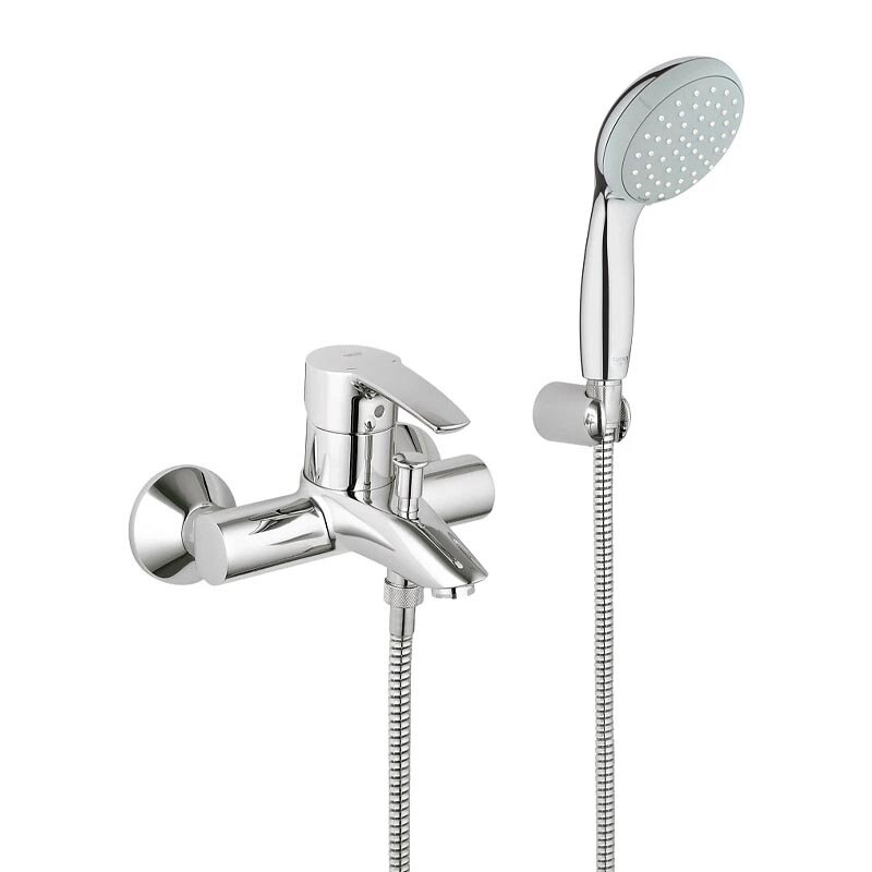 Изображение товара Смеситель для ванны и душа Grohe Eurostyle хром однорычажный для ванной комнаты