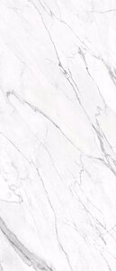 Изображение товара Керамогранит Supergres Purity of marble XL Statuario Silk Lux 120х278 см, белый, STSK