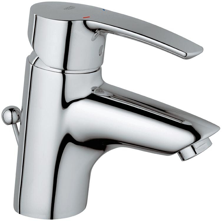 Изображение товара Смеситель для раковины Grohe Eurostyle New, 33552001, с донным клапаном, хром