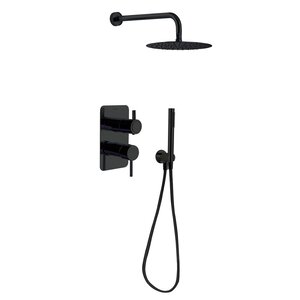 Изображение товара Душевая система Ramonsoler Odisea K3915121NM, на 2 потребителя, черный матовый