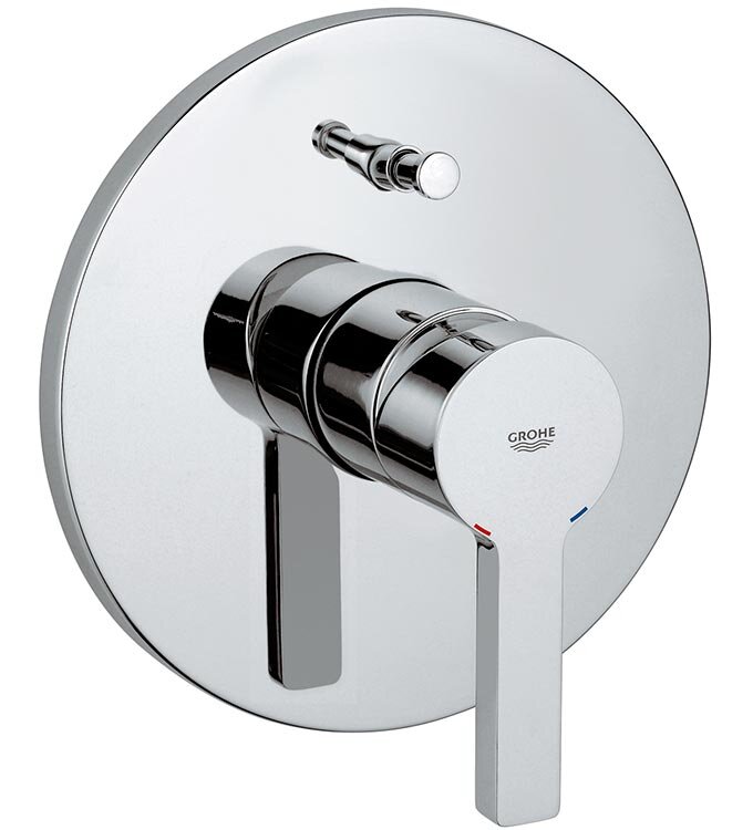 Изображение товара Смеситель для ванны и душа Grohe Lineare, 19297000, внешняя часть, хром