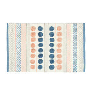 Изображение товара Коврик для ванной Fixsen Lotus FX-8030W 50х80 см разноцветный хлопок