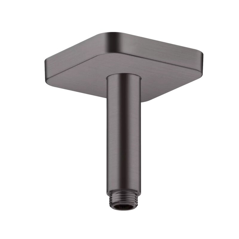 Изображение товара Держатель верхнего душа Axor ShowerSolutions 26965340, 10 см, softsquare, потолочный, цвет шлифованный черный хром