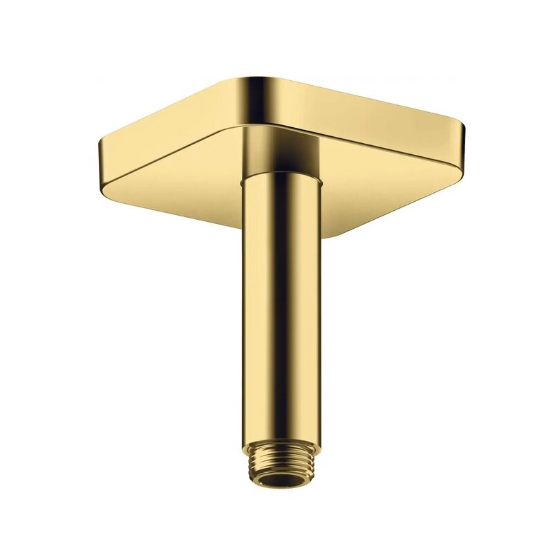 Изображение товара Держатель верхнего душа Axor ShowerSolutions 26965990, 10 см, softsquare, потолочный, цвет полированное золото