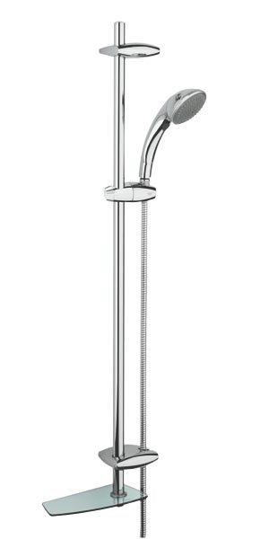 Изображение товара Душевой гарнитур Grohe Movario 28575000 Trio с краном и штангой