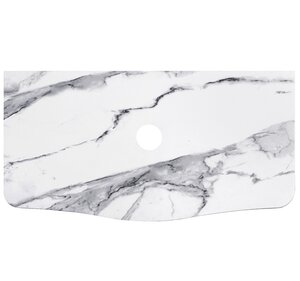 Изображение товара Столешница Beluxe Анжело 1100 П-05, мрамор белый глянцевый, 4810924271556