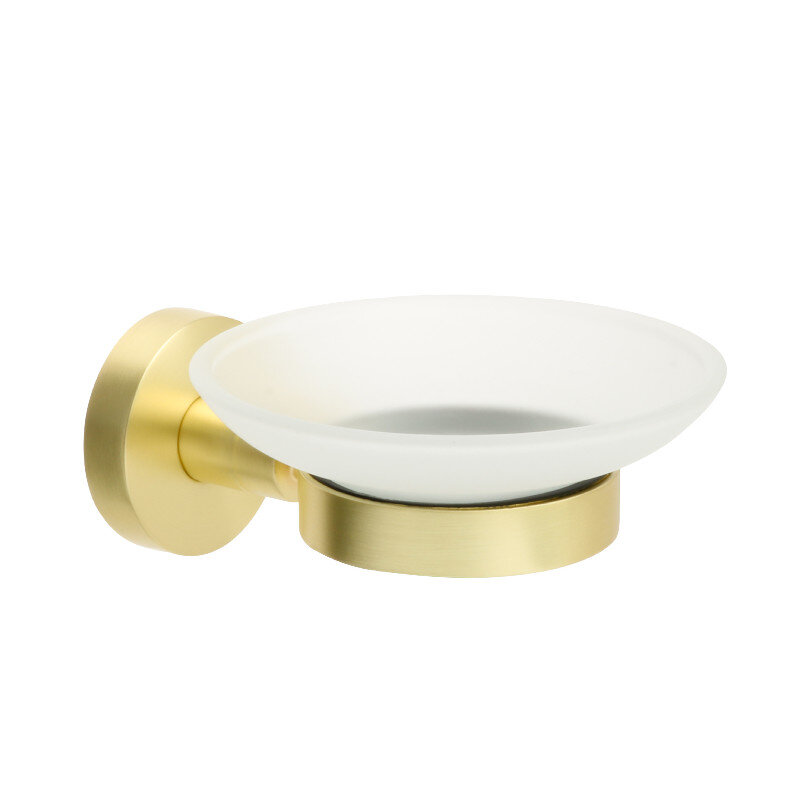 Изображение товара Мыльница Fixsen Comfort FX-87008 Gold, настенная, золото сатин, сталь и стекло