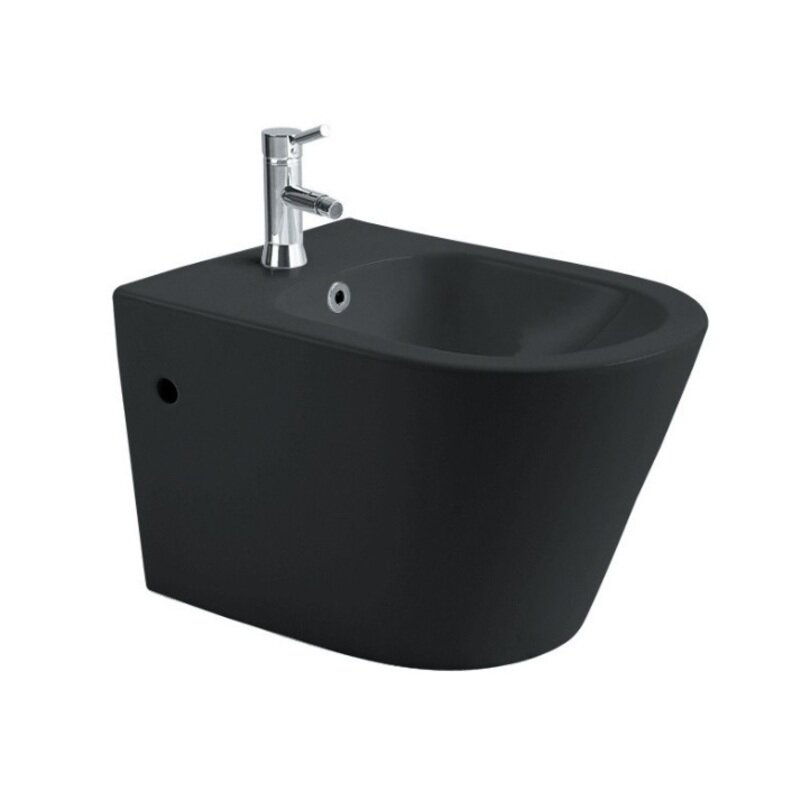 Изображение товара Подвесное биде Aquatek Вега AQ1057-MB черный матовый компактное керамическое изделие