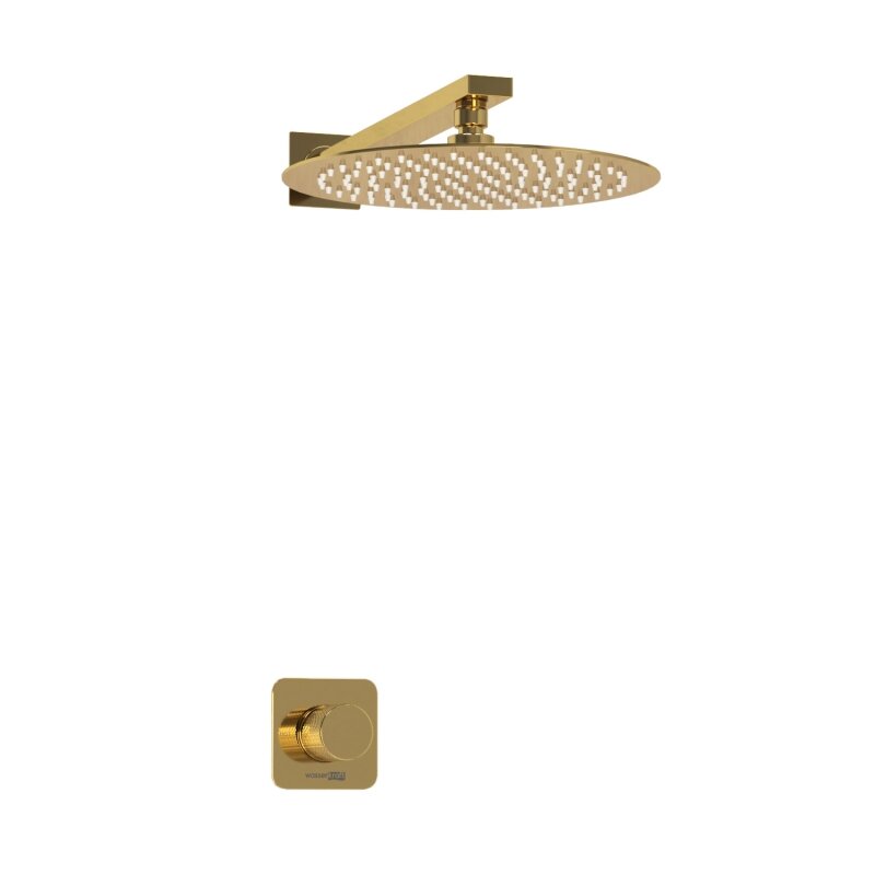 Изображение товара Душевая система WasserKRAFT Ems 7600 глянцевое золото создает стильную ванную комнату