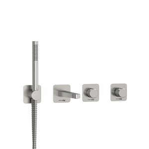 Изображение товара Смеситель для ванны и душа WasserKRAFT Tauber 6400 A6451.296.298.275.100.276, цвет никель