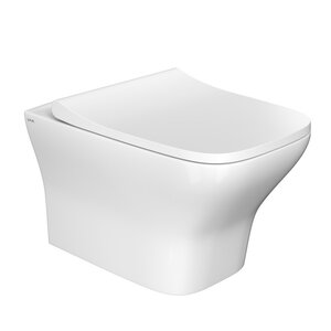 Изображение товара Подвесной унитаз Vitra Zentrum 7484B003-0075 Square, безободковый, белый