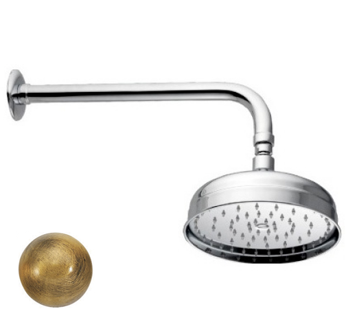 Изображение товара Верхний душ Nicolazzi Classic 5702 BZ с бронзовым покрытием, диаметр 200 мм Изображение товара Верхний душ Nicolazzi Classic 5702 BZ с бронзовым покрытием, диаметр 200 мм