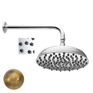 Изображение товара Верхний душ Nicolazzi Classic 5703 BZ 20, d-200 мм, 1 режим струи, с держателем, бронза Изображение товара Верхний душ Nicolazzi Classic 5703 BZ 20, d-200 мм, 1 режим струи, с держателем, бронза