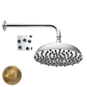 Изображение товара Верхний душ Nicolazzi Classic 5703 BZ 30 см бронза, 1 режим, держатель