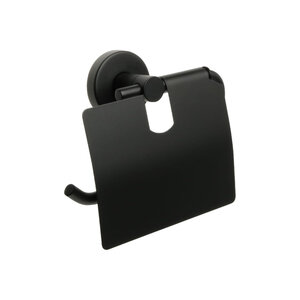 Изображение товара Держатель туалетной бумаги Fixsen Comfort FX-86010 Black с крышкой