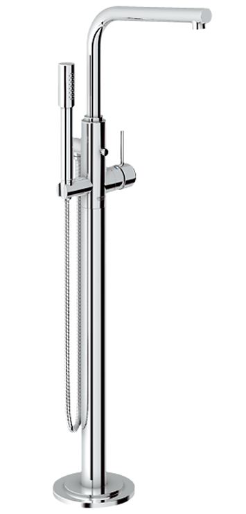 Изображение товара Смеситель для ванны и душа Grohe Atrio, 32135002, напольный, хром Изображение товара Смеситель для ванны и душа Grohe Atrio, 32135002, напольный, хром