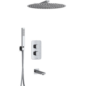 Изображение товара Душевая система WasserKRAFT Naab 8600 A178644 Thermo, со смесителем, термостатическая, цвет хром
