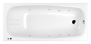 Изображение товара Гидромассажная ванна Whitecross Layla Slim 170x75 см с акриловым покрытием Изображение товара Гидромассажная ванна Whitecross Layla Slim 170x75 см с акриловым покрытием