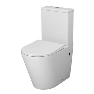 Изображение товара Унитаз-компакт Grossman Color GR-4480MS, безободковый, с крышкой-сиденьем микролифт, белый матовый