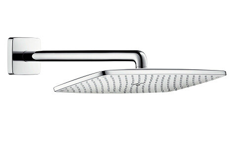 Изображение товара Верхний душ Hansgrohe Raindance E 360 1jet 27376000, с держателем 39 см, хром