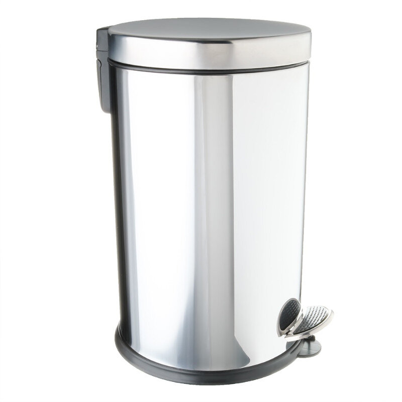 Изображение товара Ведро для мусора FIXSEN Horeca FX-34024D 12 л хром напольное крышка педаль