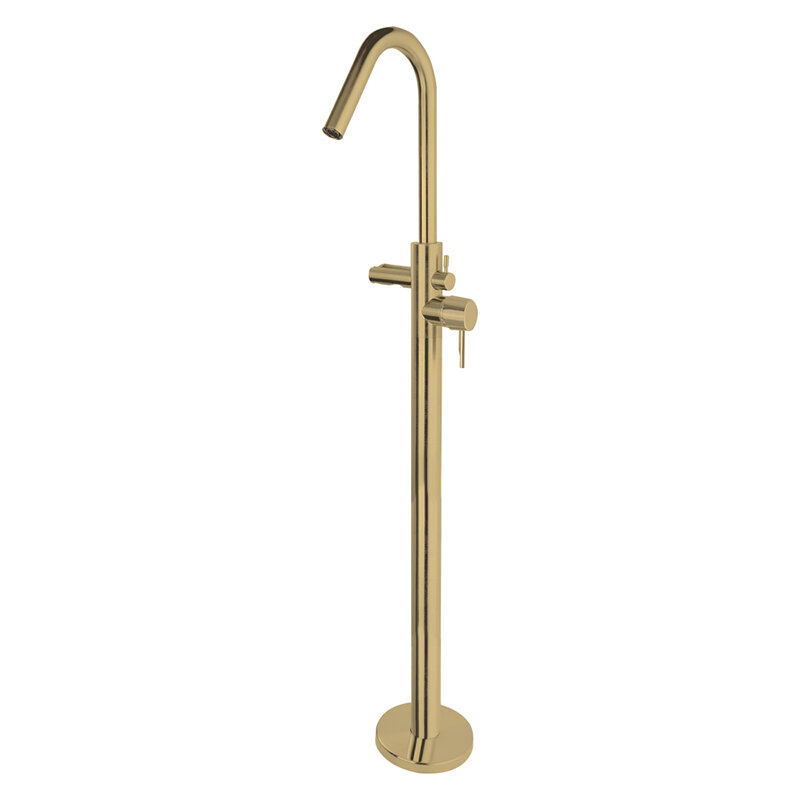 Изображение товара Смеситель для ванны и душа Ramonsoler Odisea напольный золото PVD 398503SOC