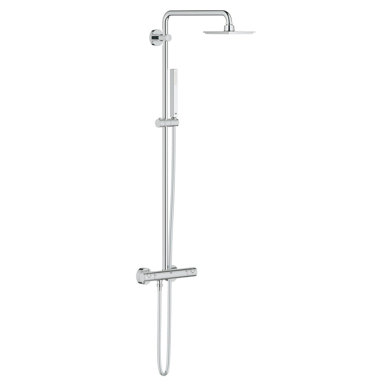 Изображение товара Душевая система Grohe Euphoria Cube 27932000 с верхним душем Изображение товара Душевая система Grohe Euphoria Cube 27932000 с верхним душем