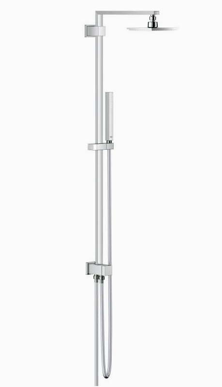 Изображение товара Душевой гарнитур Grohe Euphoria Cube 27696000 с верхним душем Изображение товара Душевой гарнитур Grohe Euphoria Cube 27696000 с верхним душем