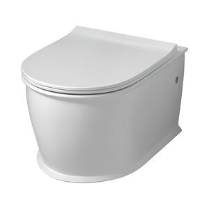 Изображение товара Подвесной унитаз Grossman Retro GR-4482S, безободковый, крышка тонкая микролифт, белый