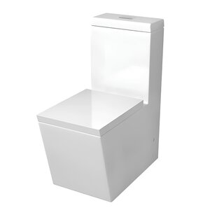 Изображение товара Унитаз-компакт Grossman Cristal GR-4493, с толстой крышкой-сиденьем микролифт, белый