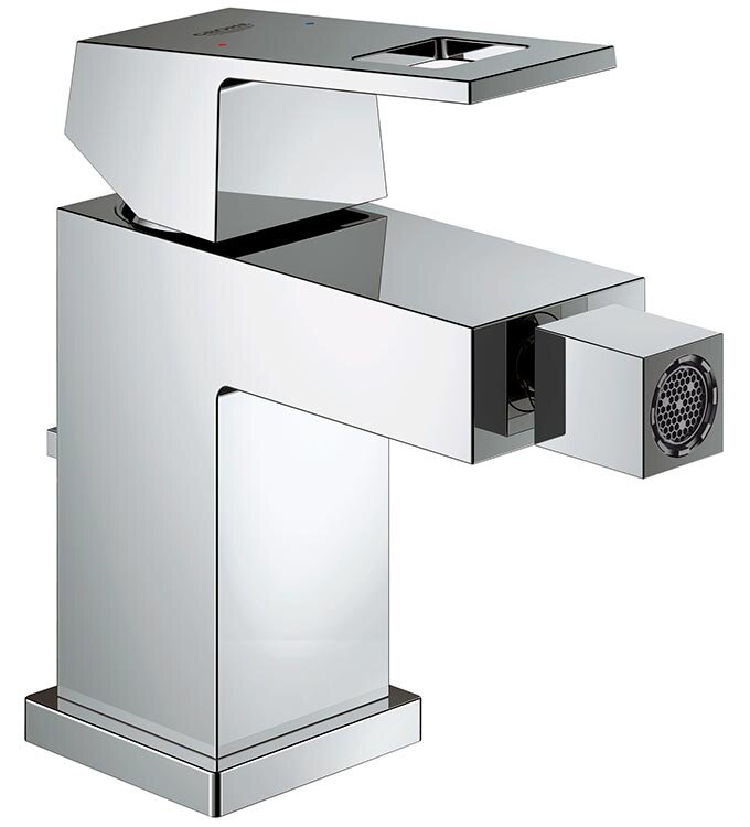 Изображение товара Смеситель для биде Grohe Eurocube - стильный и надежный с однорычажным управлением